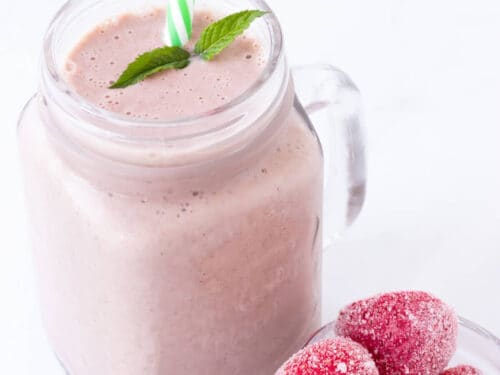 Strawberry Protein Shake, Keto Shakes