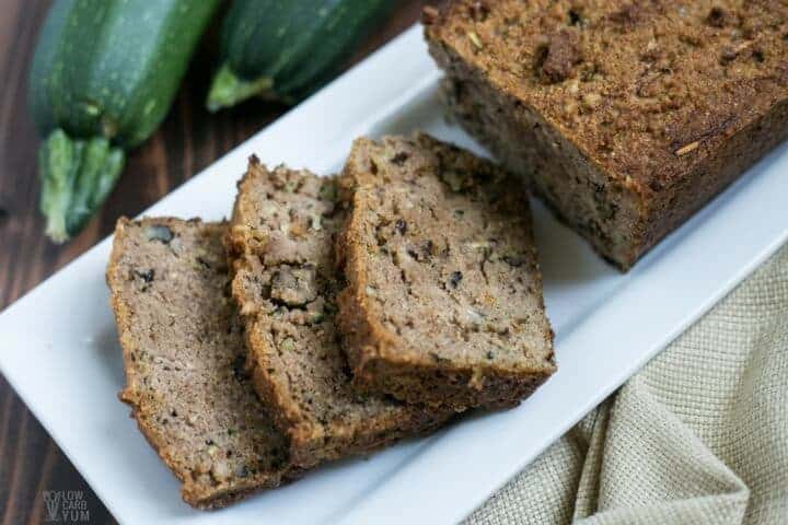 Keto Zucchini Bread Gluten Free Low Carb Yum