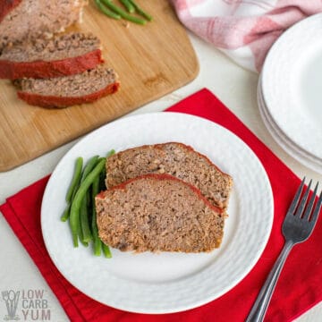 low-carb keto meatloaf