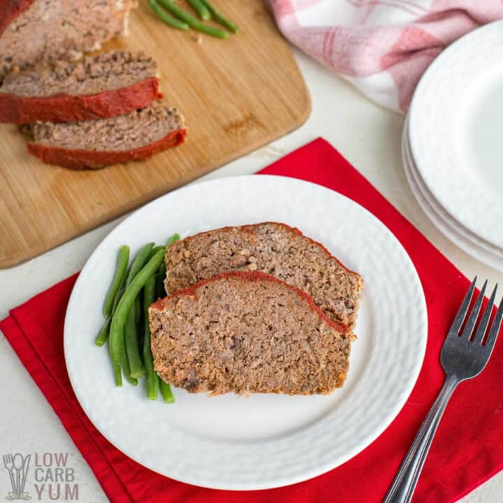 Keto Meatloaf Recipe with Pork Rinds Low Carb Yum