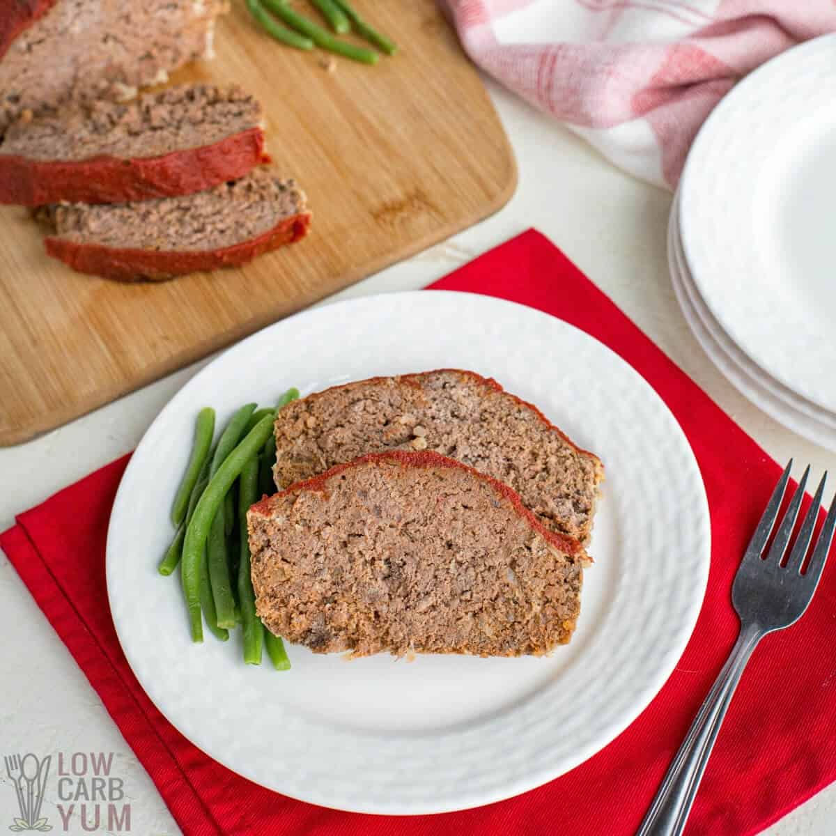 Low-Carb Keto Meatloaf image