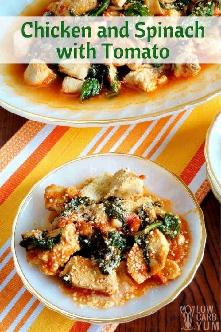 One pot chicken spinach tomato recipe