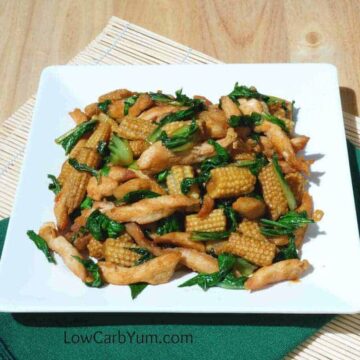Chicken with Bok Choy and Baby Corn
