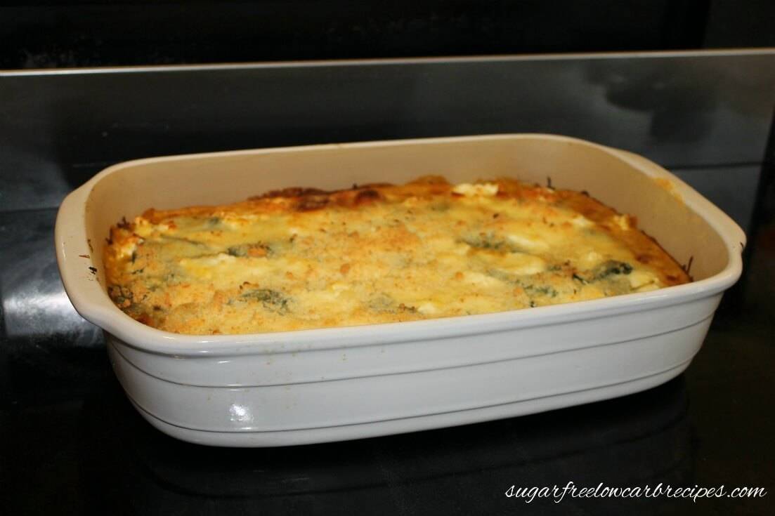 Pumpkin Lasagna with Spinach | Low Carb Yum