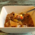 Easy Low Carb Beef Stew with Daikon or Turnip