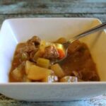 Easy low carb beef stew recipe with radish