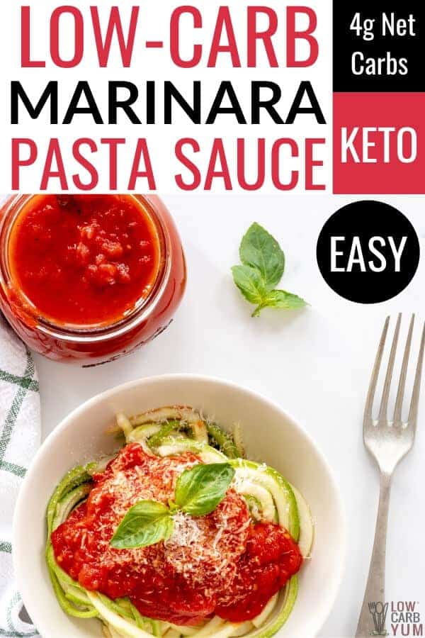 Perfect Keto Marinara Sauce Recipe Low Carb Yum