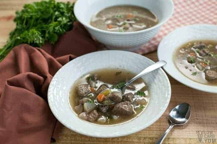 Heartwarming keto low carb beef stew