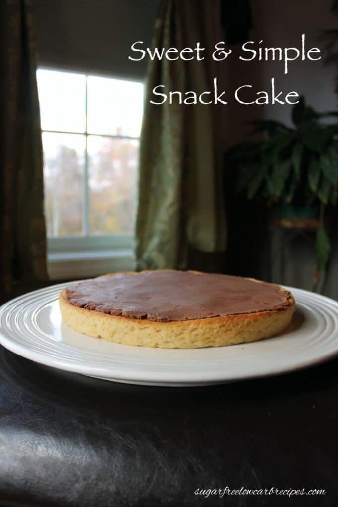 Simple gluten free low carb yellow cake