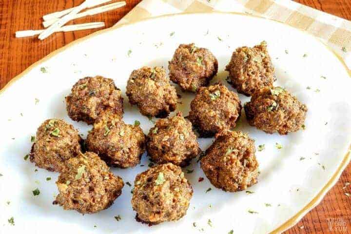 How to make nearly carb free meatballs