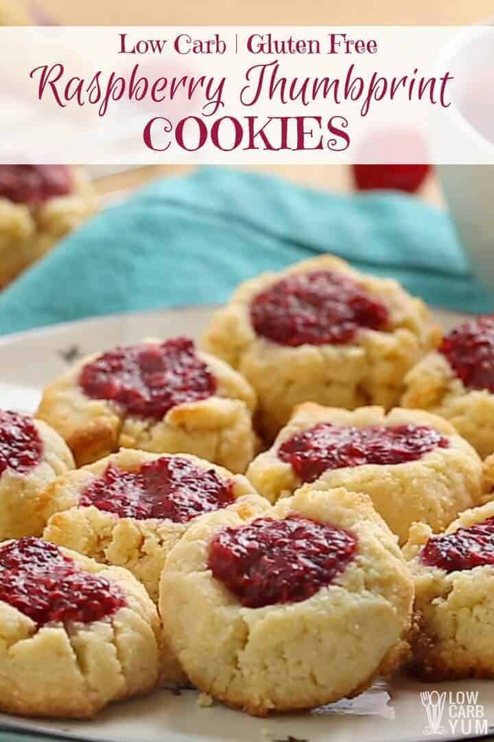 gluten free thumbprint cookies recipe with jam low carb yum