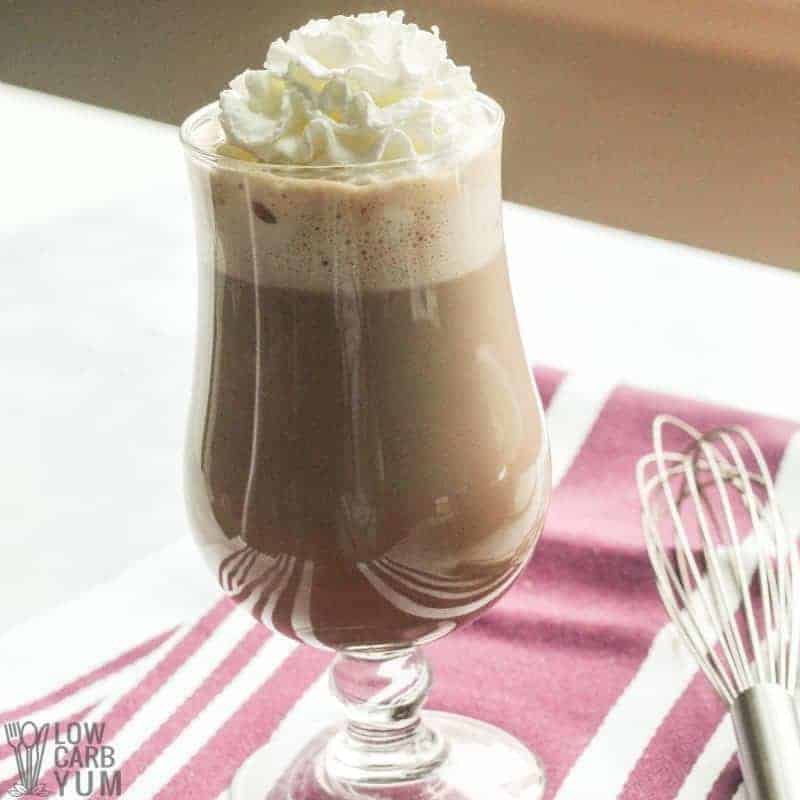 Low carb keto hot chocolate