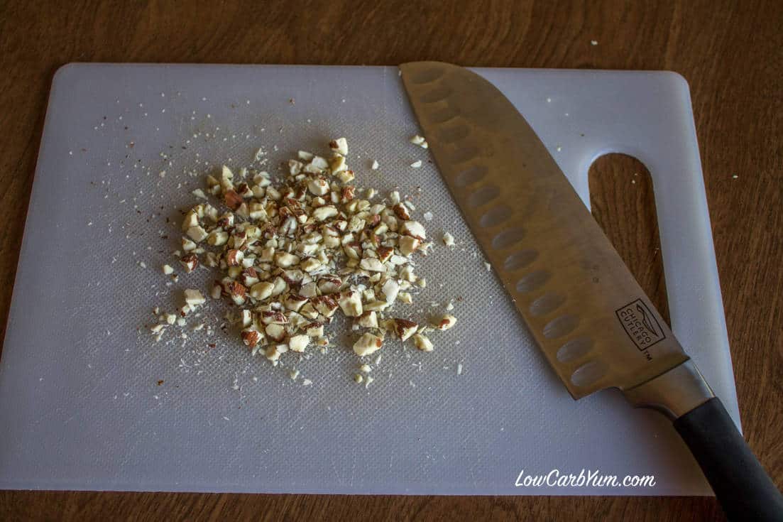 chopped almonds