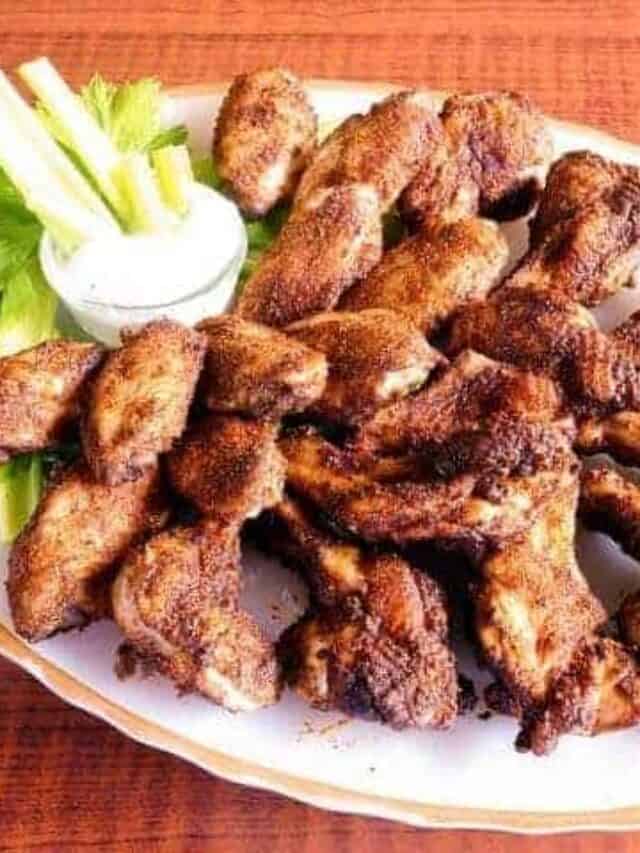 CRISPY DRY RUB CHICKEN WINGS RECIPE STORY Low Carb Yum