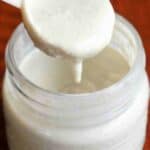 Jarred keto blue cheese dressing