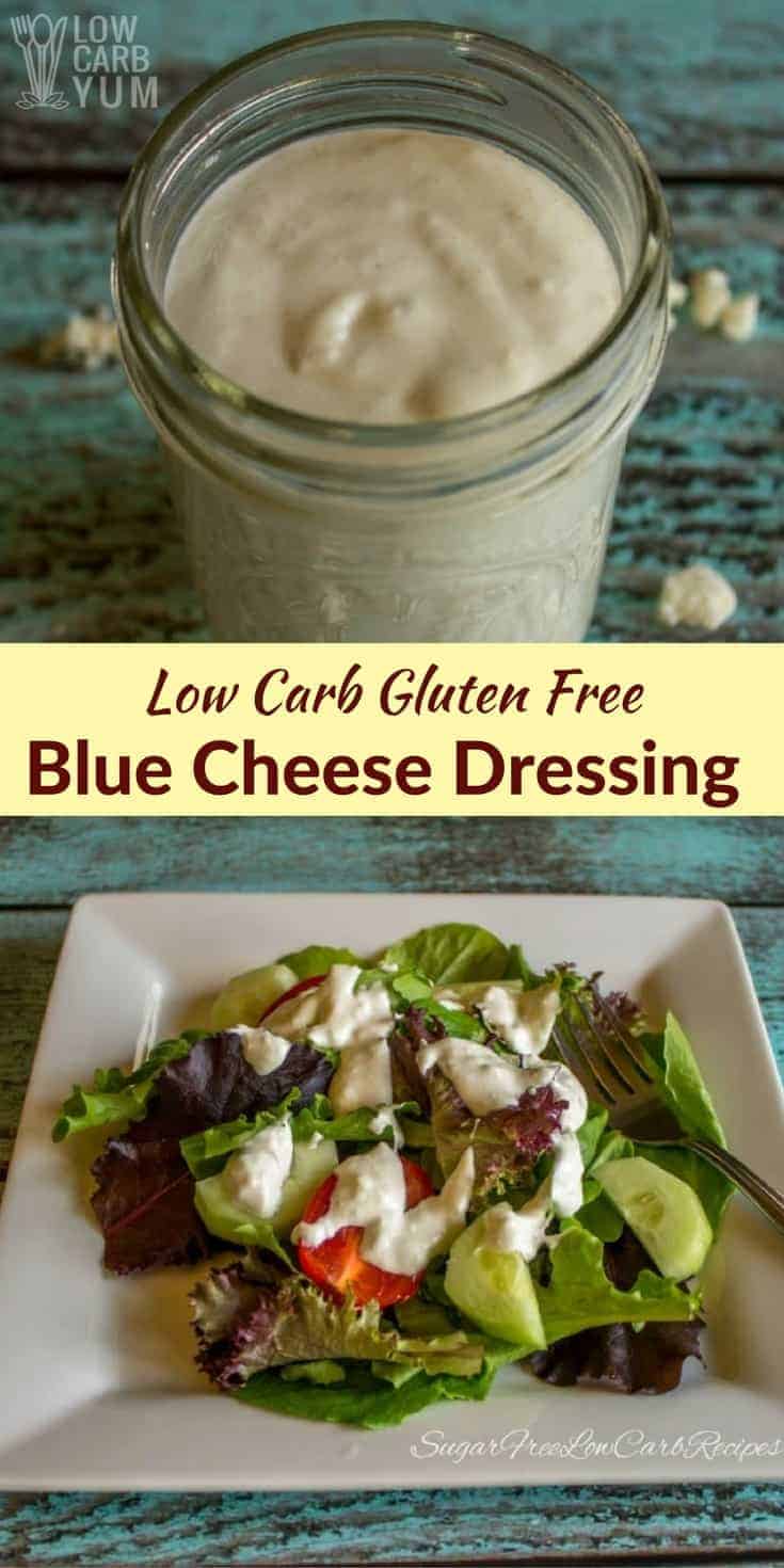 Low Carb Blue Cheese Dressing - Gluten Free | Low Carb Yum