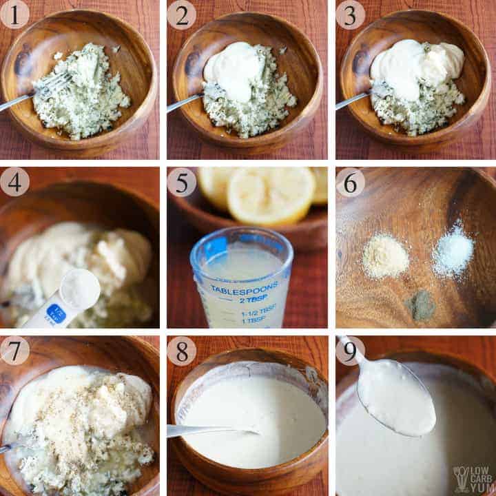 Low Carb Blue Cheese Dressing Gluten Free Low Carb Yum