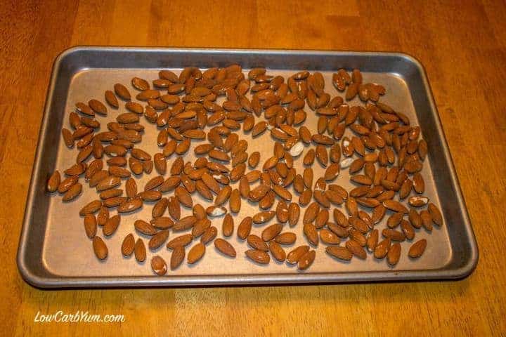 oven roasted almonds
