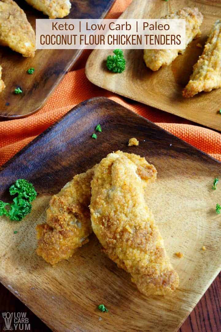 Makkelijk paleo low carb kokos meel chicken tenders recept