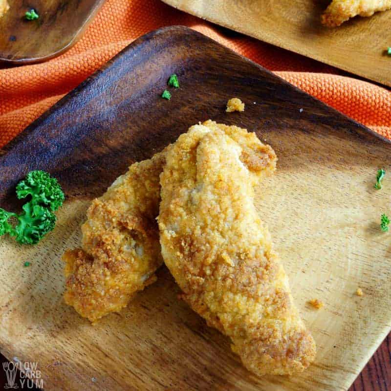 Paleo Low Carb Keto Coconut Flour Chicken Tenders