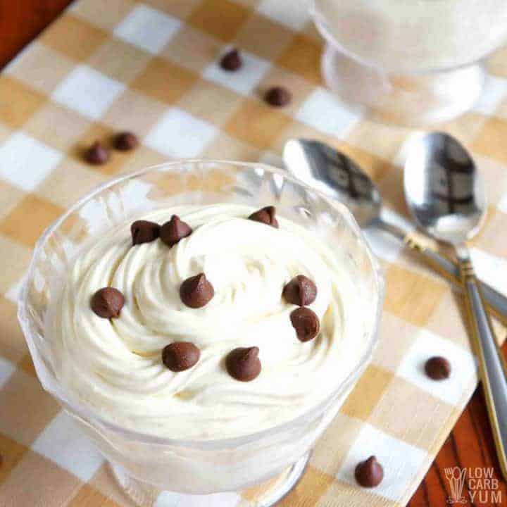 Sugar Free Cheesecake Keto Mousse Fluff | Low Carb Yum