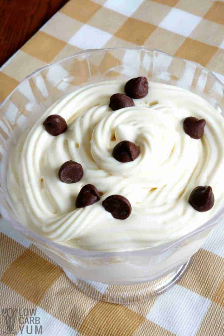 chocolate chip keto cheesecake mousse recipes
