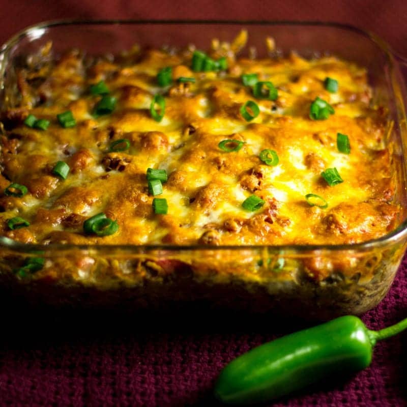 Southwest Beef and Bean Casserole