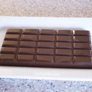 Sugar-Free Chocolate Bars with Stevia