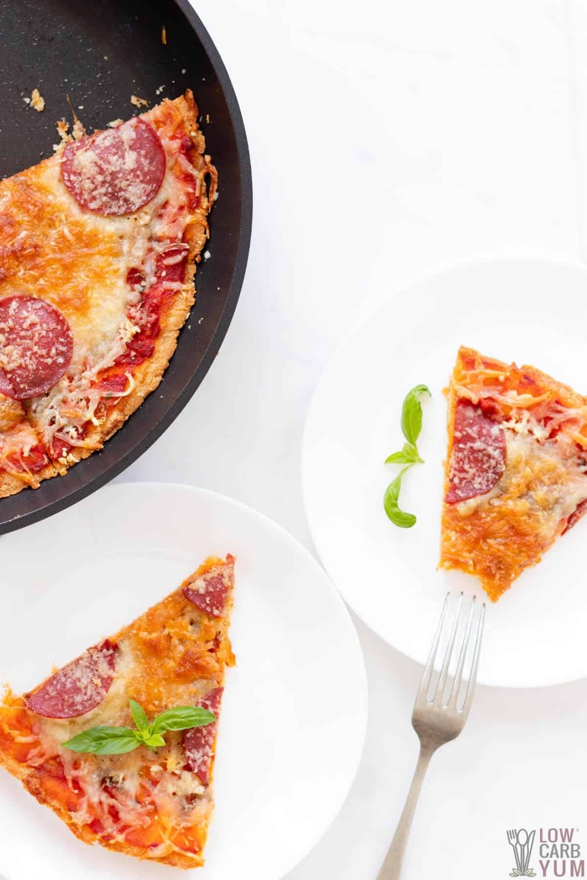 Keto Fathead Dough Deep Dish Pizza | Low Carb Yum