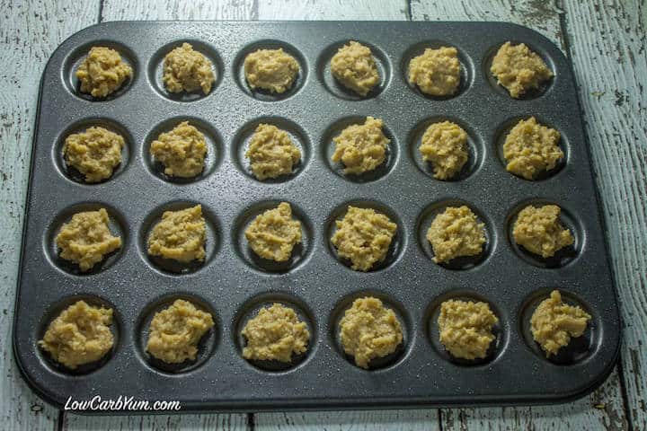 Making low carb gluten free tiramisu whoopie pies cookies