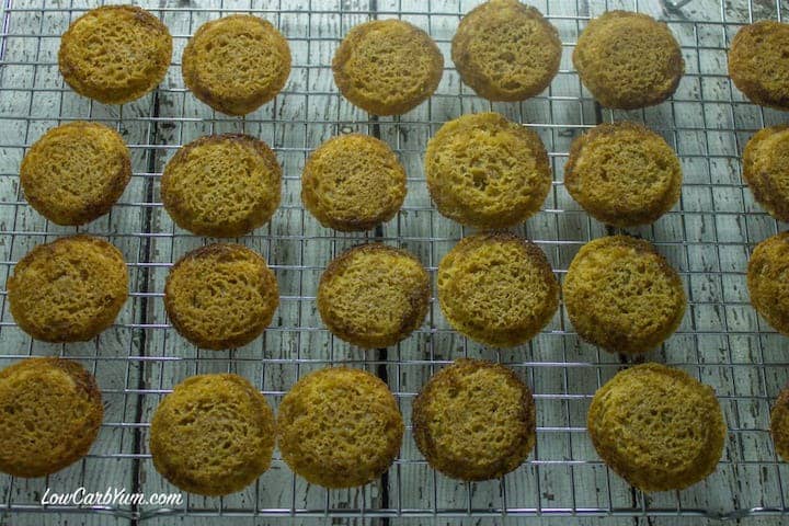 whoopie pie cookies on rack