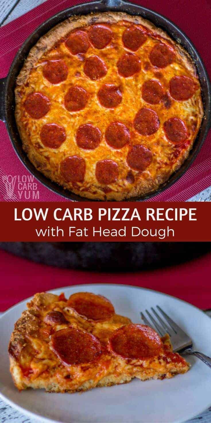 Low Carb Pizza Recipe with Fat Head Dough | Low Carb Yum