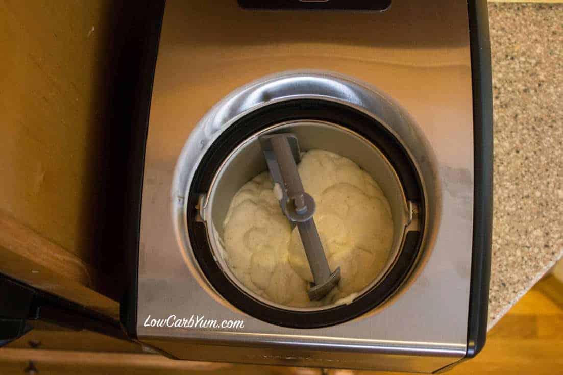 Homemade vanilla sugar free ice cream recipe