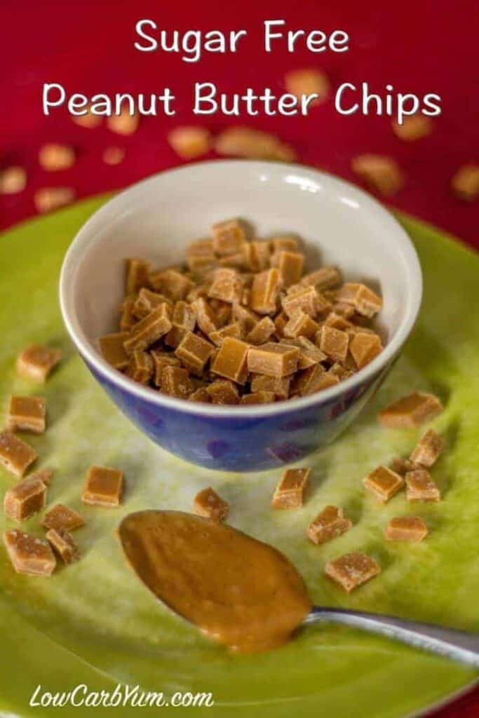 Low carb sugar free peanut butter chips