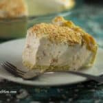 coconut cream pie slice