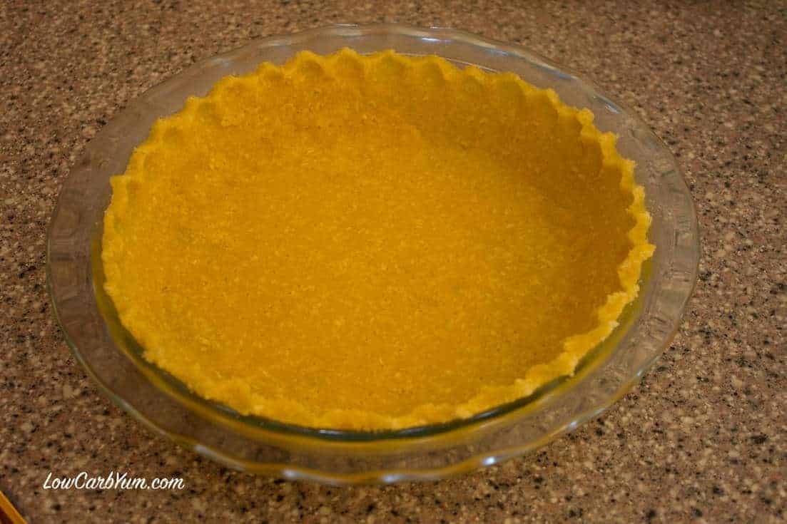 keto low carb coconut almond flour pie crust