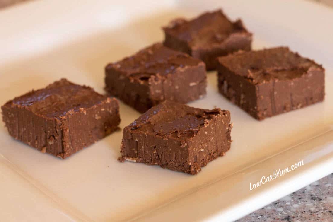 low carb coconut chocolate fudge recipe