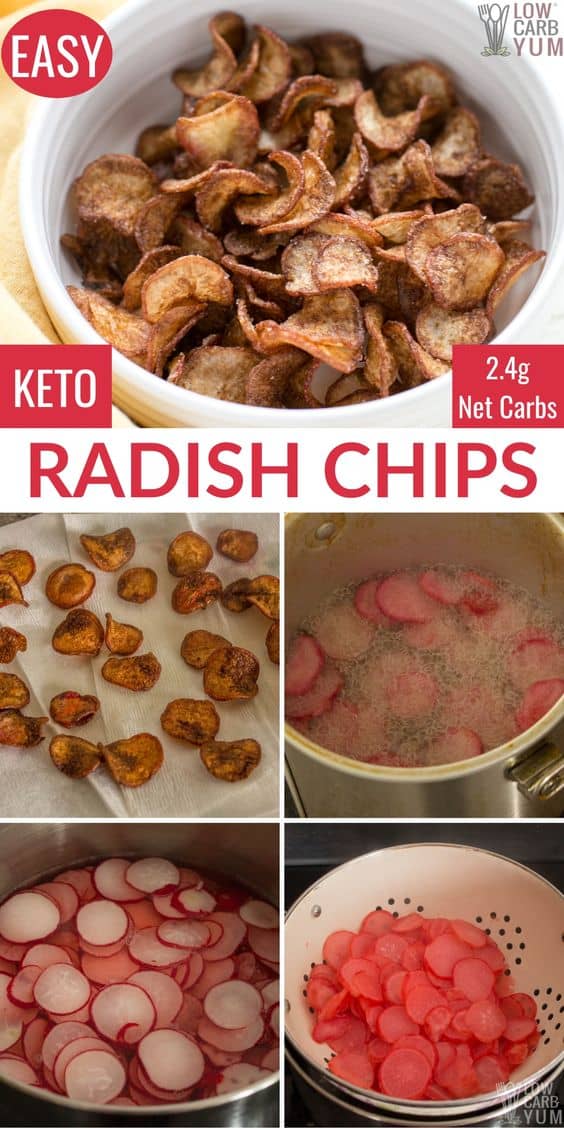 radish chips recipe