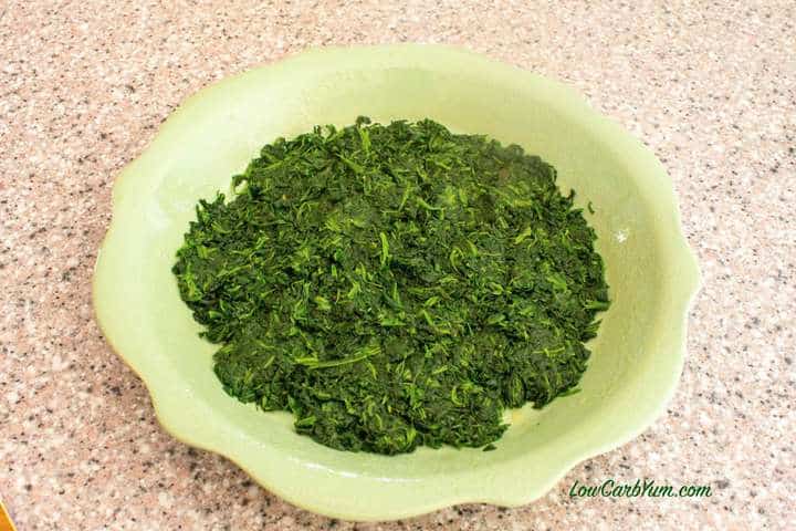 spinach layer