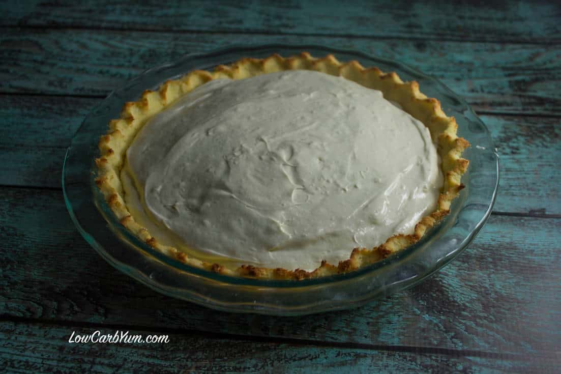 sugar free low carb coconut cream pie filling