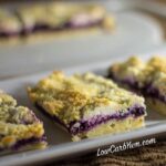 Blueberry Jam Cheesecake Bars – Gluten Free
