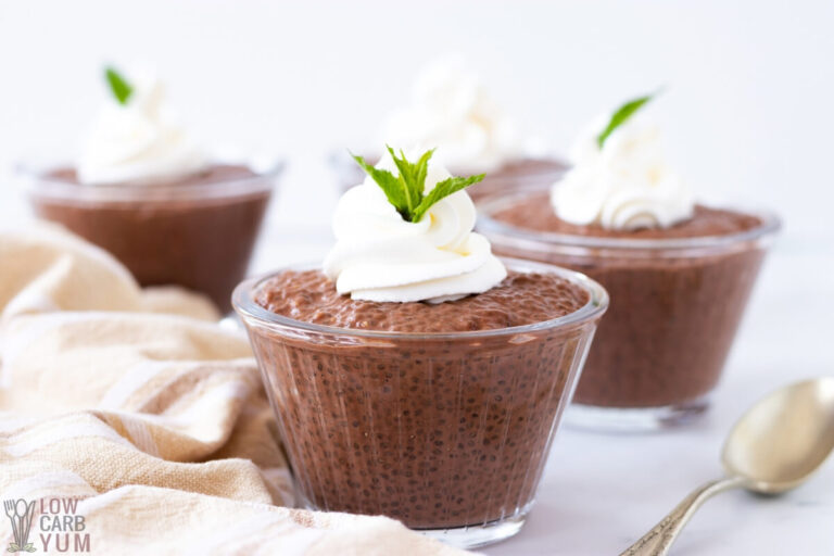 Chocolate Chia Pudding Recipe Best Keto Dessert Low Carb Yum