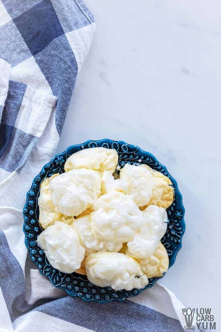 meringue cookies on plate