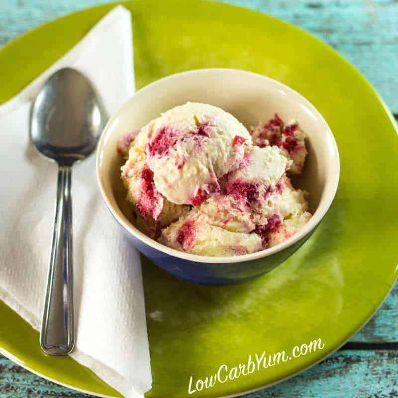 Raspberry Cheesecake Ice Cream