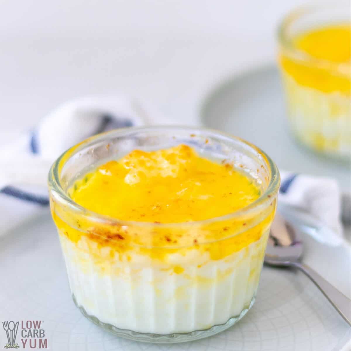 buttery asiago baked eggs