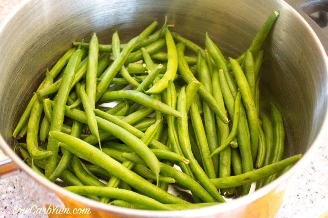 Crispy Oven Fried Green Beans - Gluten Free | Low Carb Yum