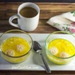 keto low carb buttery asiago baked eggs