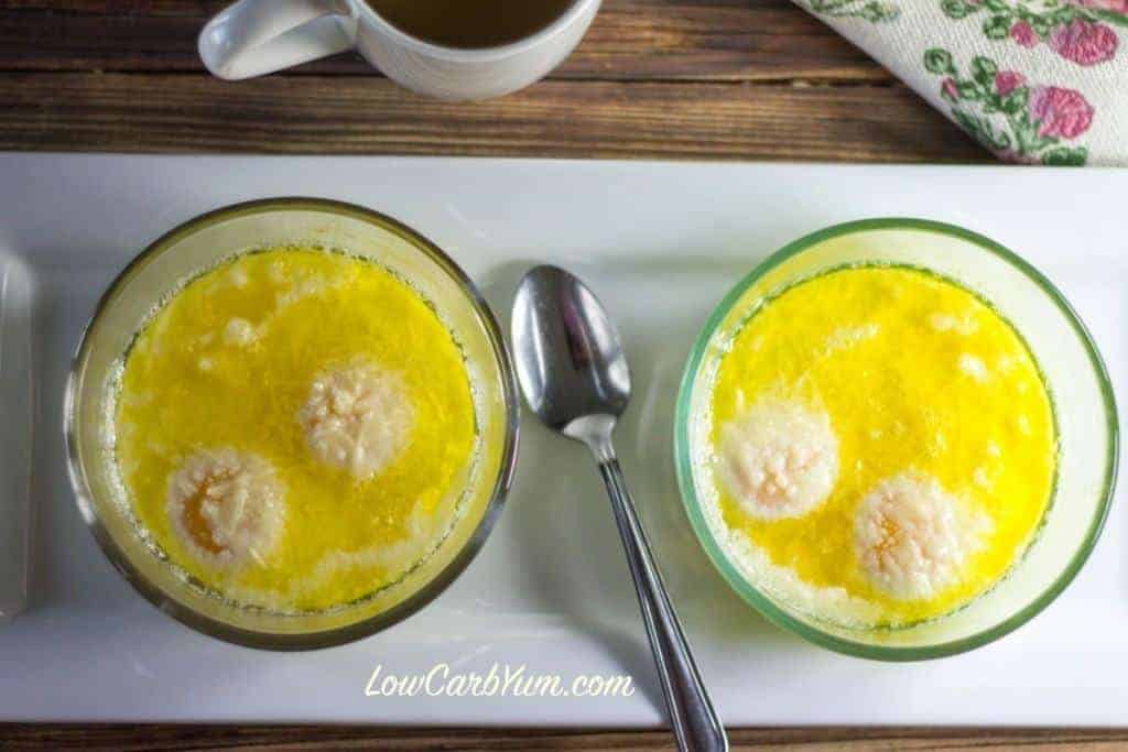 Buttery Asiago Baked Eggs Egg Fast Recipe Low Carb Yum