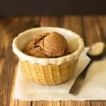 No egg low carb chocolate ice cream
