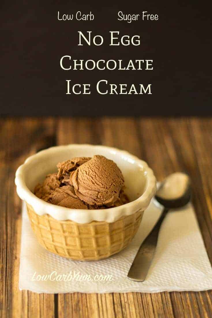 No egg low carb chocolate ice cream recipe